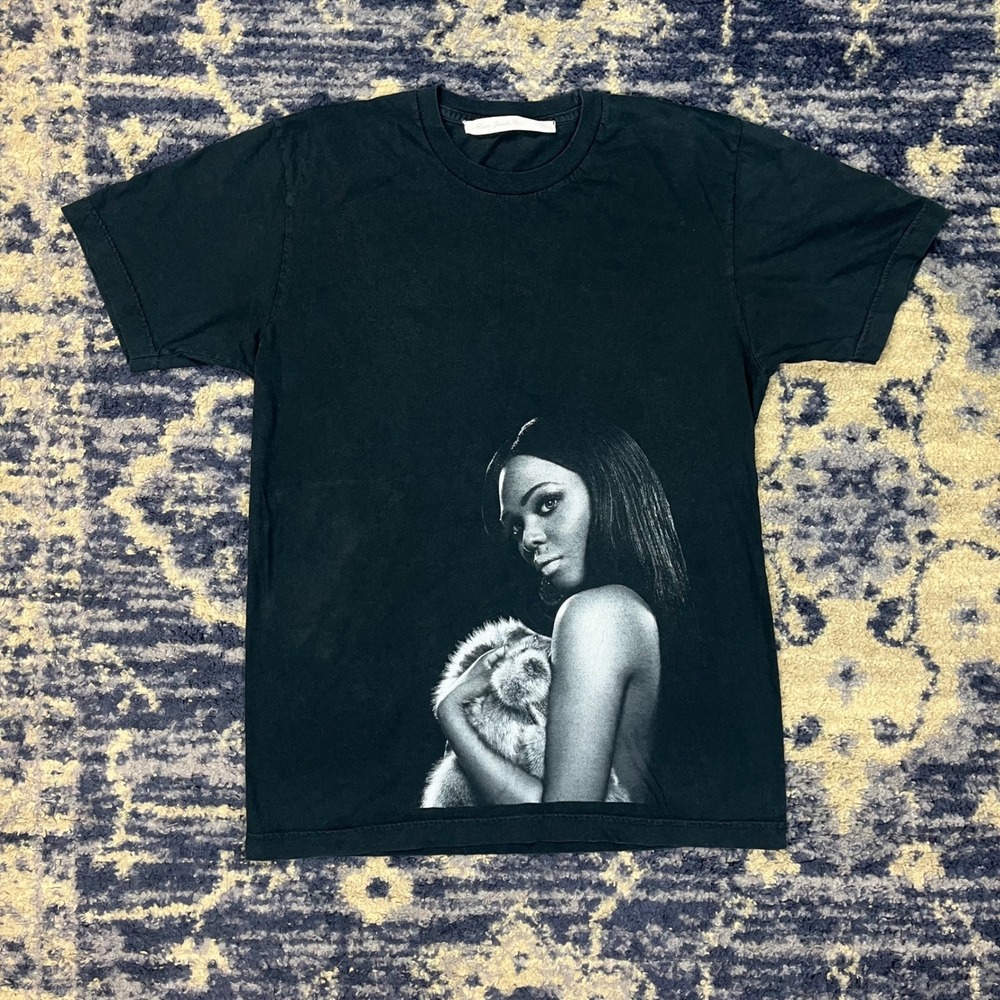 Marc Jacobs Lil Kim Graphic T-Shirt Mens Medium Black Short Sleeve Crewneck
